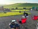 View from camper plot next to pod