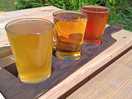 Flights of their home made ciders