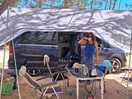 Campervan on site