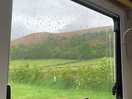 View from the caravan window