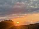 Sunset on the campsite