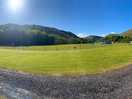 Panorama foto vanaf de camping.
