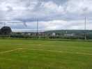 The view from our pitch of the cricket club