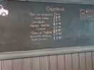 Cocktail menu