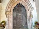 Old church door