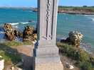 Monument to sailors at the beach