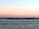 Vistas parcela anochecer