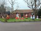 Festive reception building!