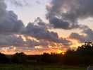 Sunset over bakesdown farm