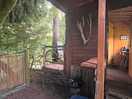 Porch area at the entrance to the accommodation