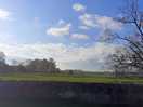 Fields around site.