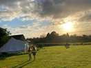 Children enjoying the open space.