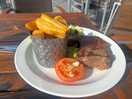 Lovely steak and chips
