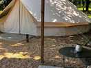 Bell tent, for the glampers
