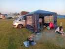 All set up for day with bbq