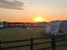 Sunset view from our pitch.