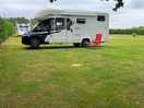 Spacious pitches in large well kept field