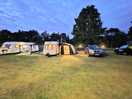 Our caravan and pitch location.