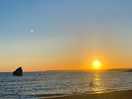 South milton sands at sunset