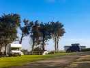Well spaced touring pitches