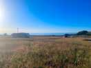 View of the sea from my pitch