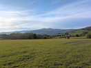 Field and mountain range