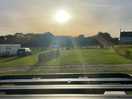 View across the pitches from the rtt.