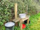 So great to have water, a sink and bins provided on each pitch