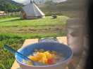 Breakfast on the campsite