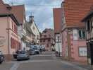 Oberbronn village a short walk from the campsite.