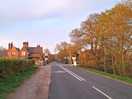 The road leading to the campsite