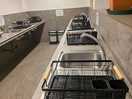 Washing up area.