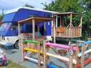 This is what we stayed in the molly horse box was so cute
