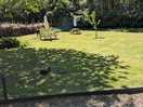 Grass seated area