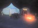 Firepit at night