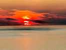 Watching the sun fall on a perfect day.
