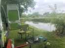 Our pitch on the river