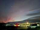 Planet alignment over site.