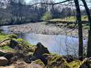 On footpath to village