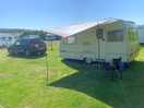 My pitch . big enough for caravan car and canopy and still room