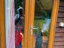 Doors to running water wigwam