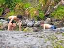Enjoying the onsite river access