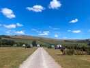 The campsite and surrounding scenery