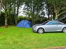 Our little pitch in the trees