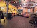 Wooden lodge to socialise in