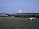 Full moon over site.