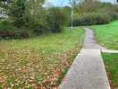 Walkway to restrooms