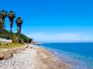 The beach