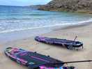 Next bay we paddled round to. had beech to ourselfs