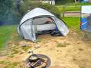 Non electric tent pitch